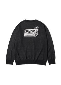 SWEATER M×M MASSES 01 (BLACK) / マシス コラボレーション ジャガードニット