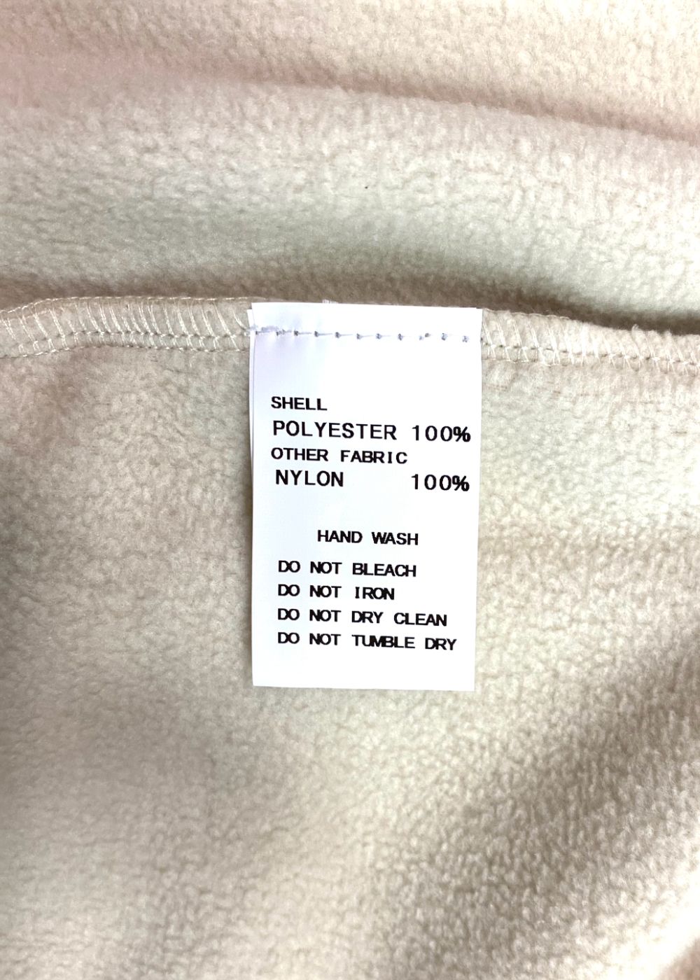 MICROFLEECE FULL-ZIP STAND JACKET (NATURAL) / フルジップ フリース ジャケット