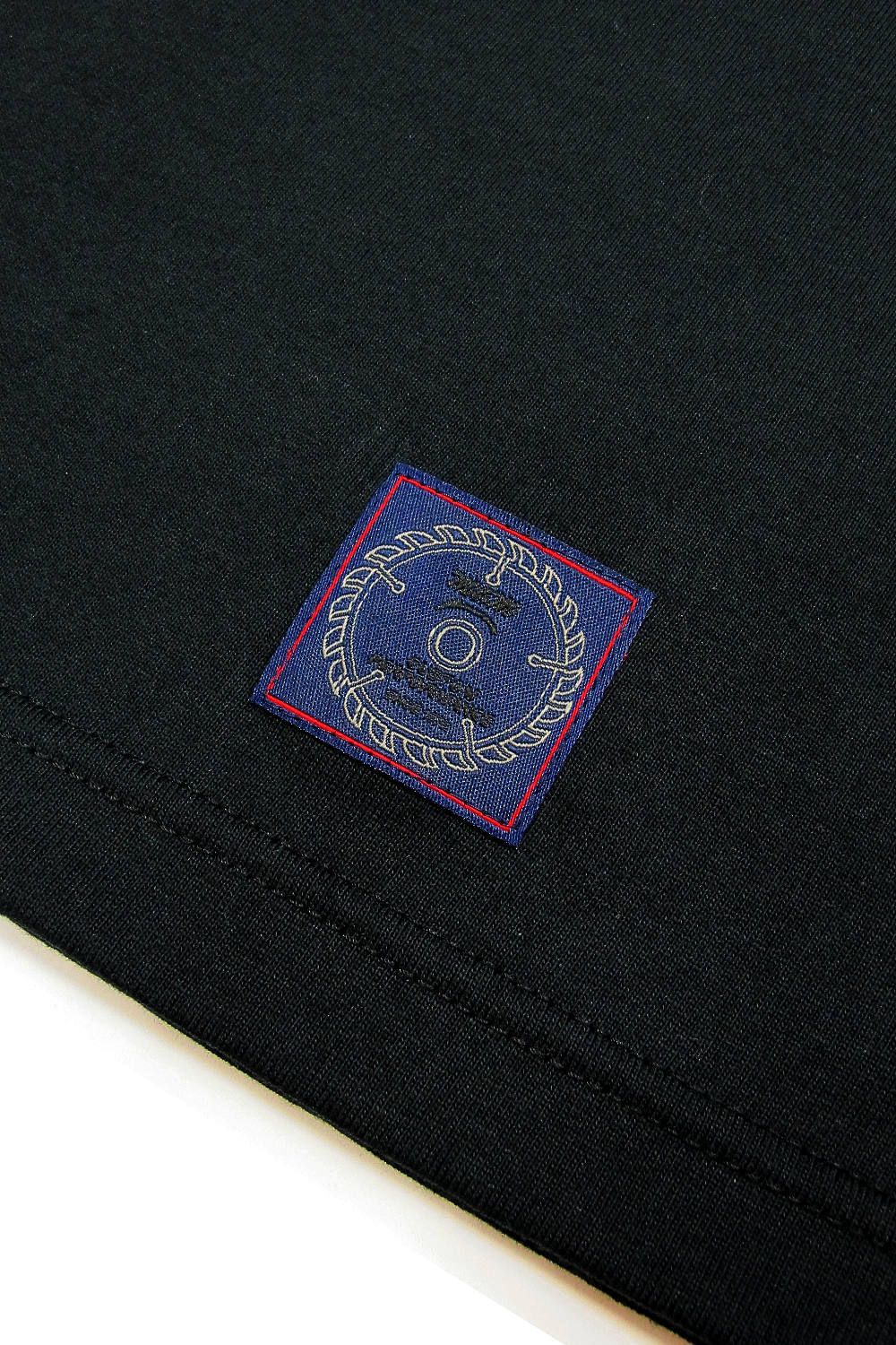 PRINT S/S TEE (BLACK) / アンライバルド コラボT