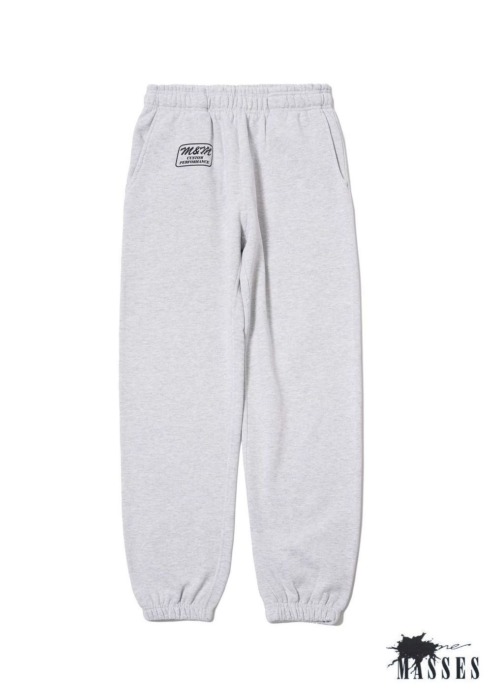 M&M CUSTOM PERFORMANCE - SWEAT PANTS (×MASSES) (GRAY) / マシス