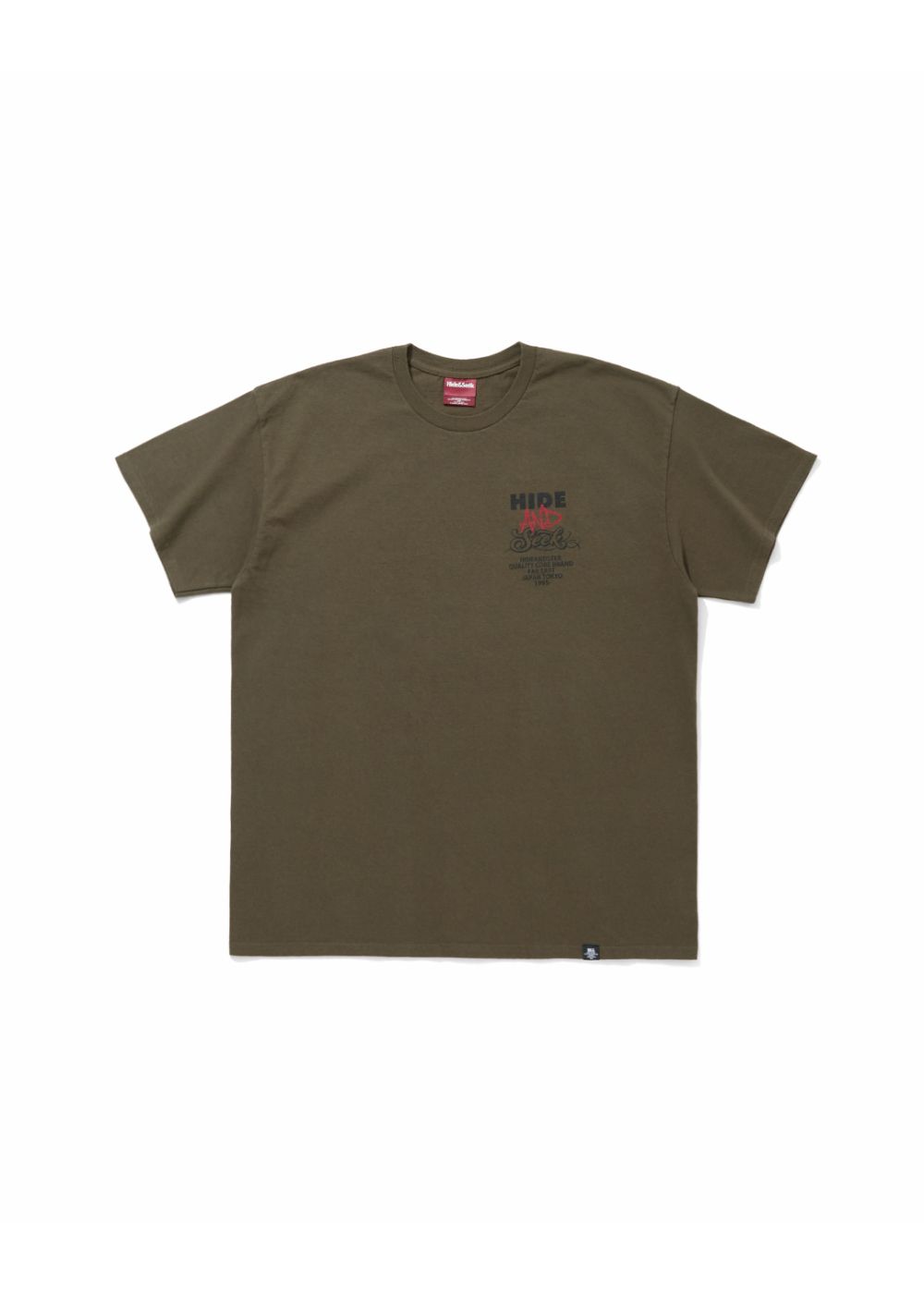 AND S/S Tee (OLIVE DRAB) / ロゴ プリントTee