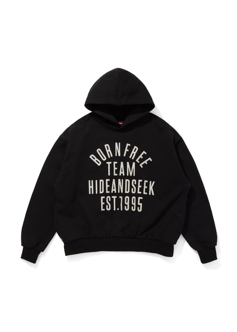 College Hooded Sweat Shirt (BLACK) / オリジナル セットアップスウェット パーカー / セットアップ可能