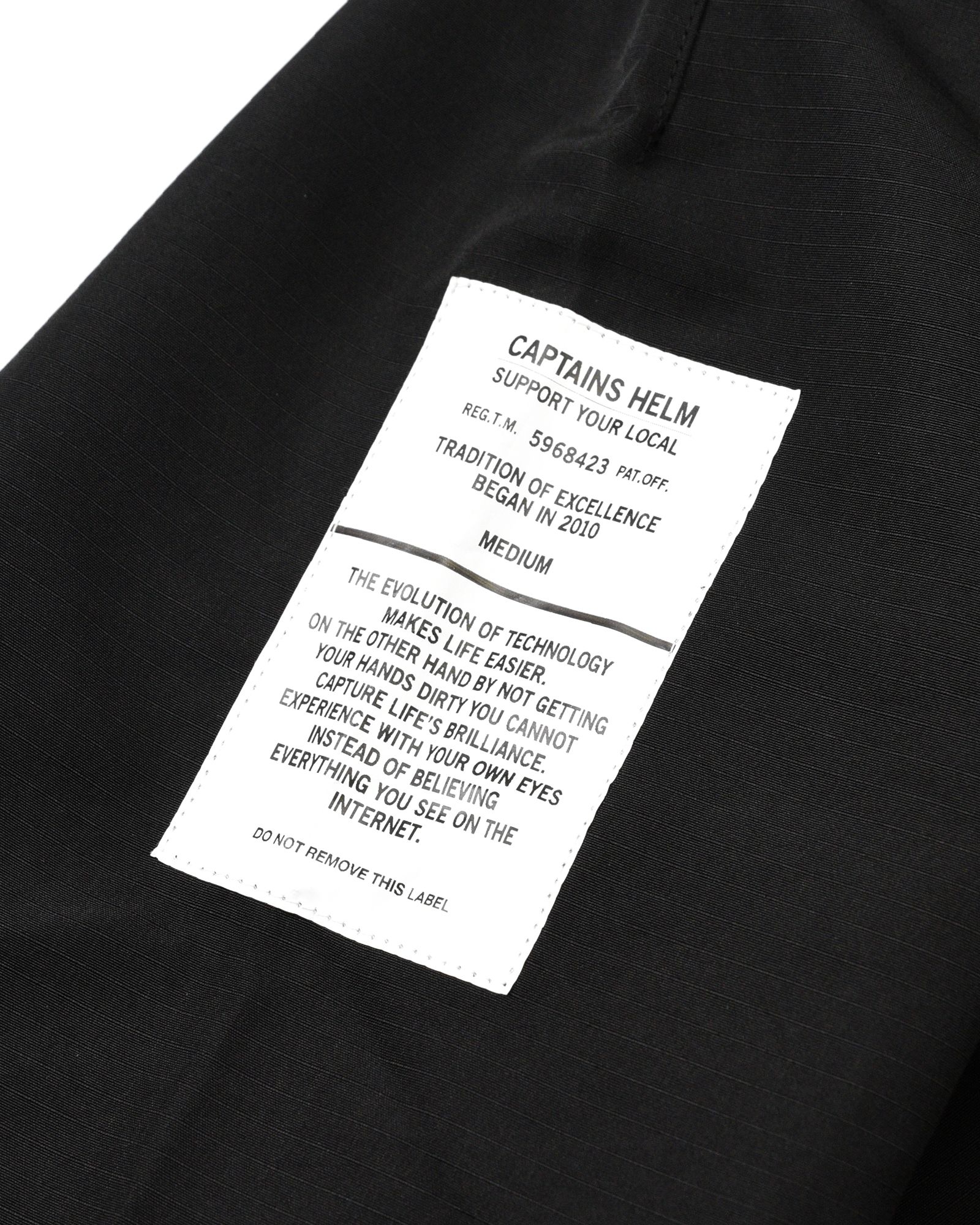 MIL SEEKERS NYLON JACKET (BLACK) / リップストップ ナイロン トラック ジャケット / セットアップ可能
