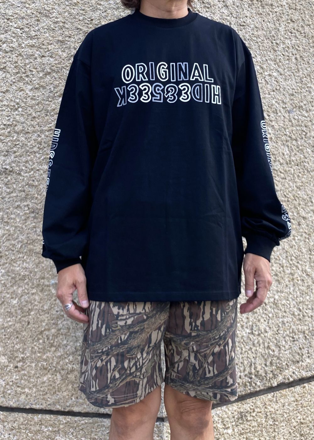 Original L/S Tee (BLACK) / 西浦徹 コラボ ロンT