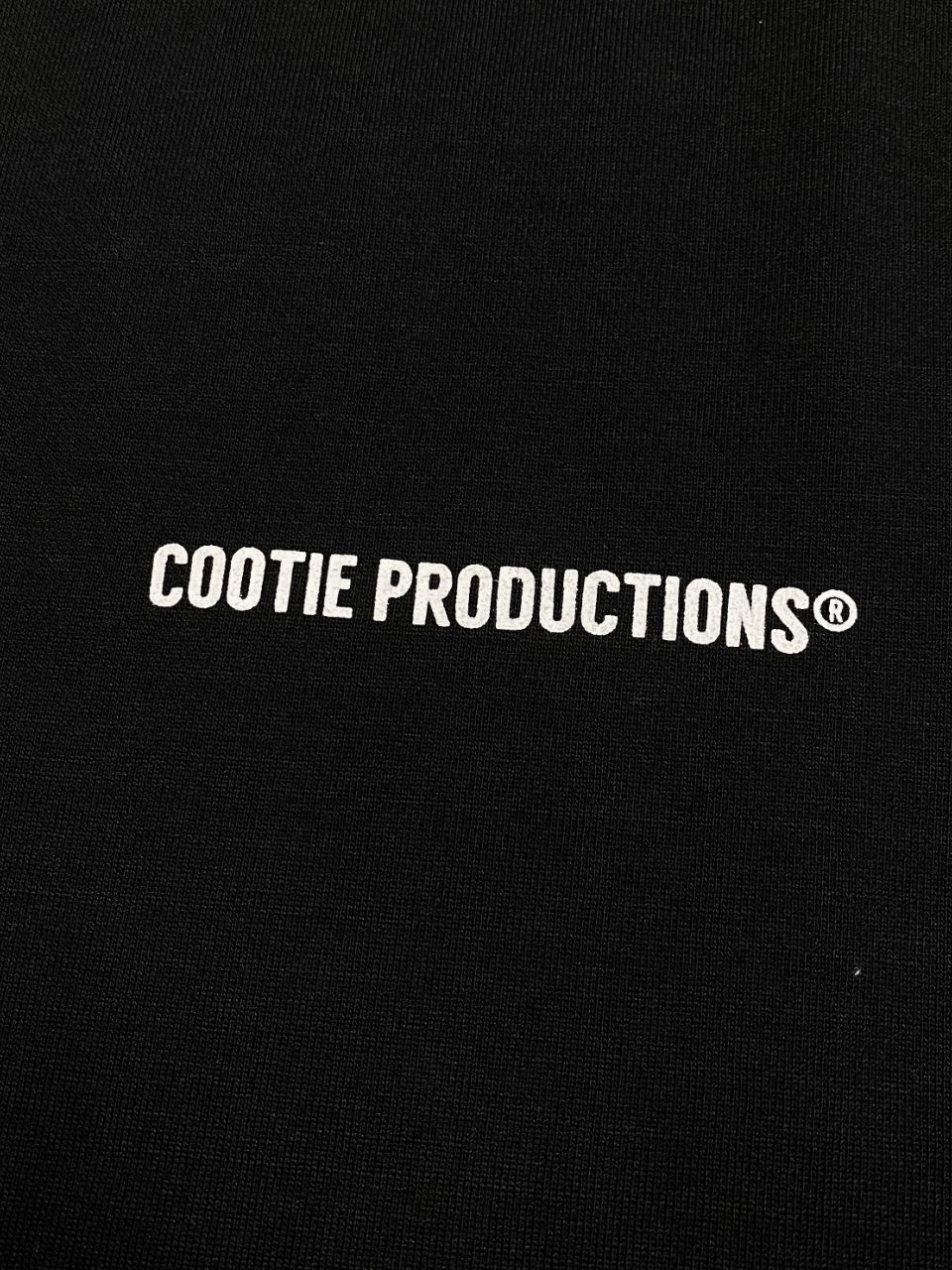 COOTIE PRODUCTIONS - Dry Tech Oversized Sweat Crew (BLACK