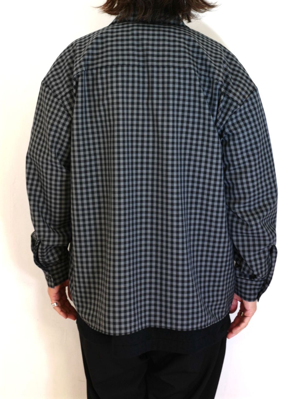 COOTIE PRODUCTIONS - T/W Work L/S Shirt (GINGHAM CHECK