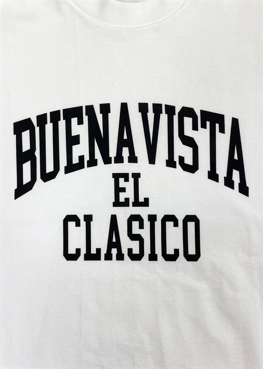 BV college logo tee (WHITE) / カレッジ ロゴ Tシャツ