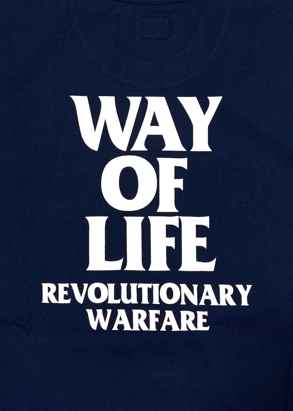 RATS - SCRIPT LOGO WAY OF LIFE TEE (BLACK) / 定番人気ロゴT