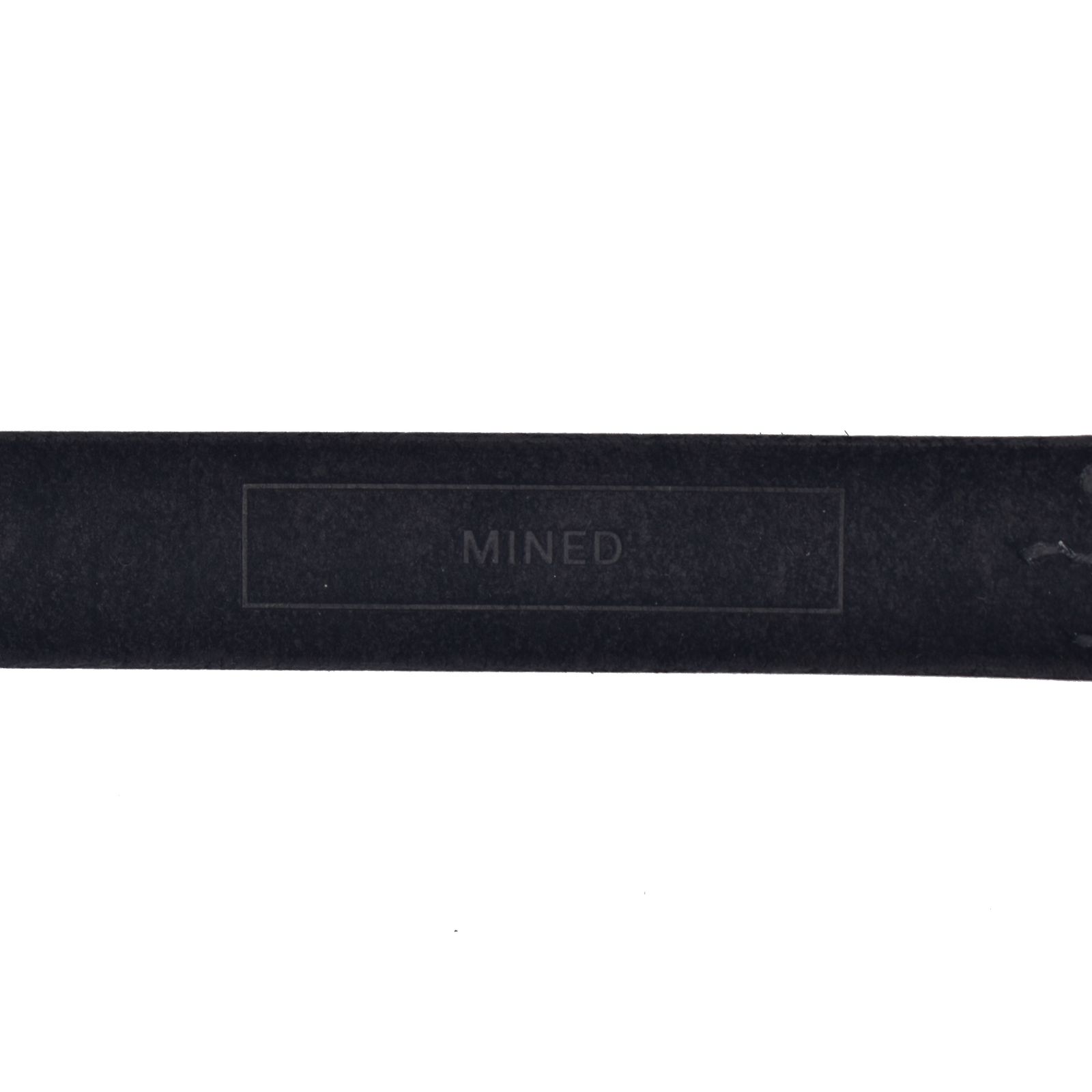 Thick Velour Western Belt (BLK)  / スウェード レザー ウエスタン ベルト