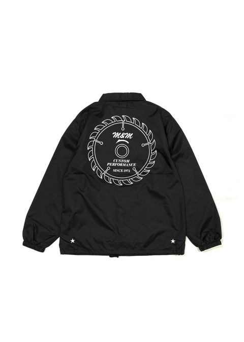 Coach Jacket (BLACK) / プリント コーチジャケット