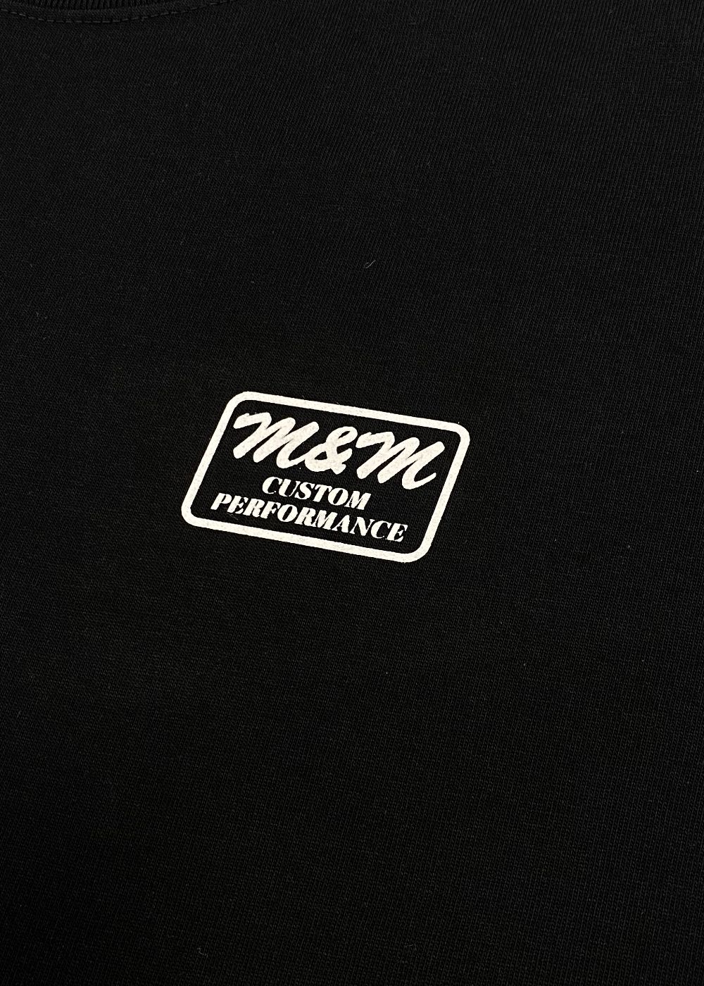 PRINT TEE (BLACK) / ロゴ プリント Tシャツ