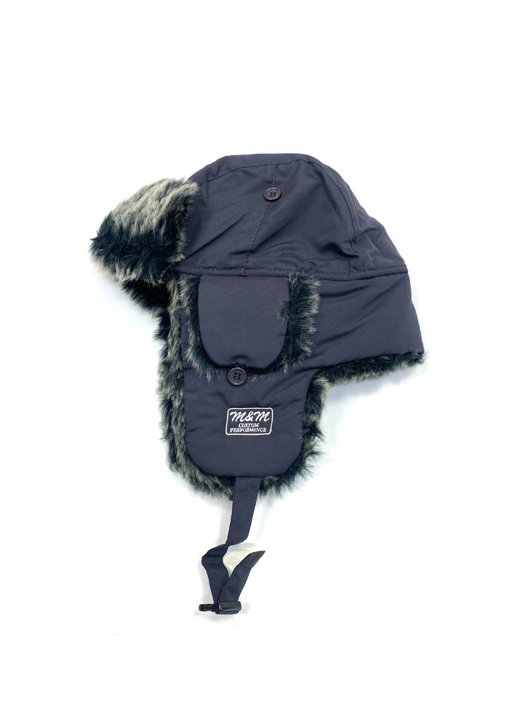 Fright Cap (DARK GRAY) / ロゴ刺繍 フライト キャップ