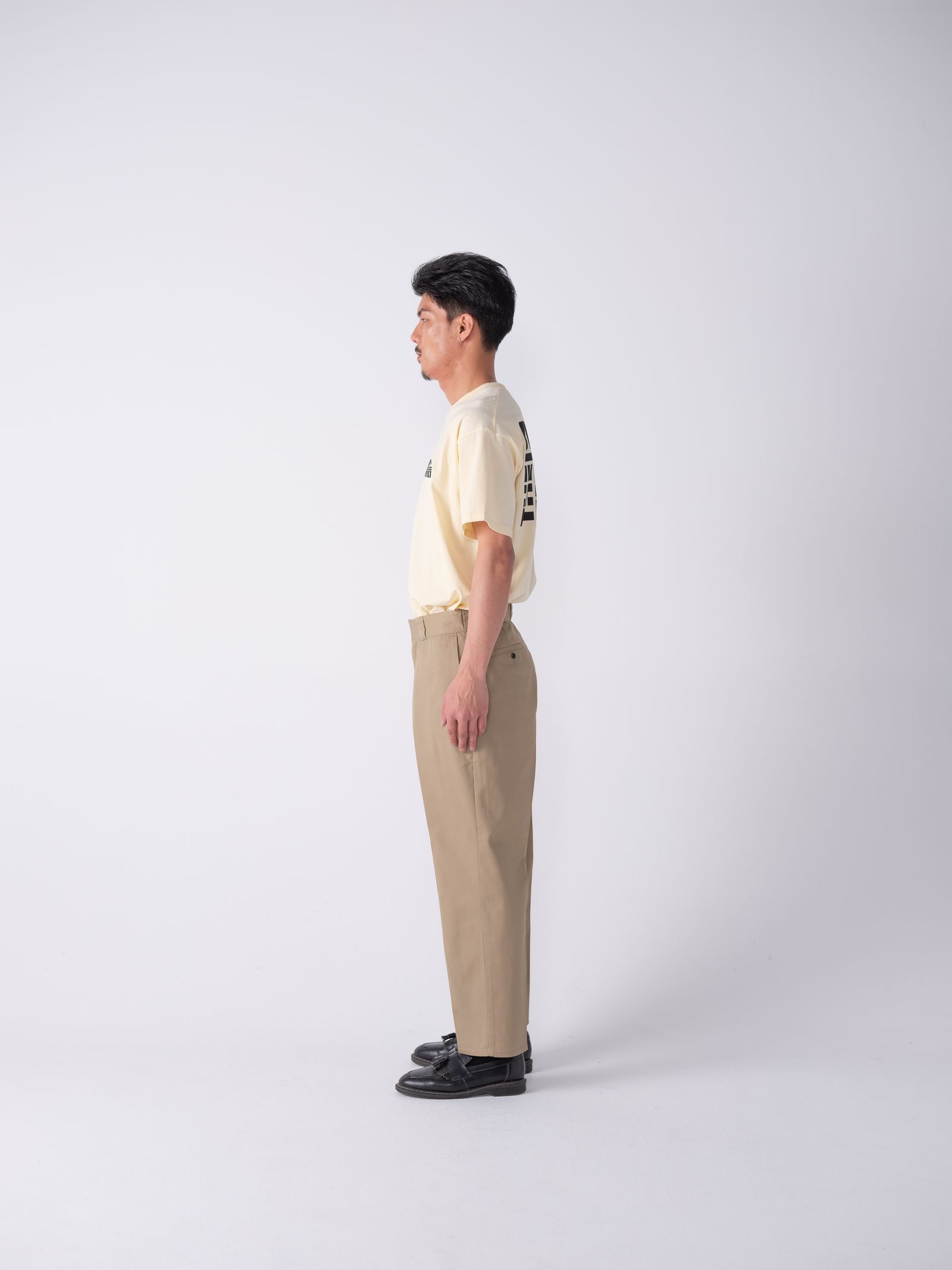S/S PRINTED TEE "KEITH" (CREAM) / プリント Tシャツ