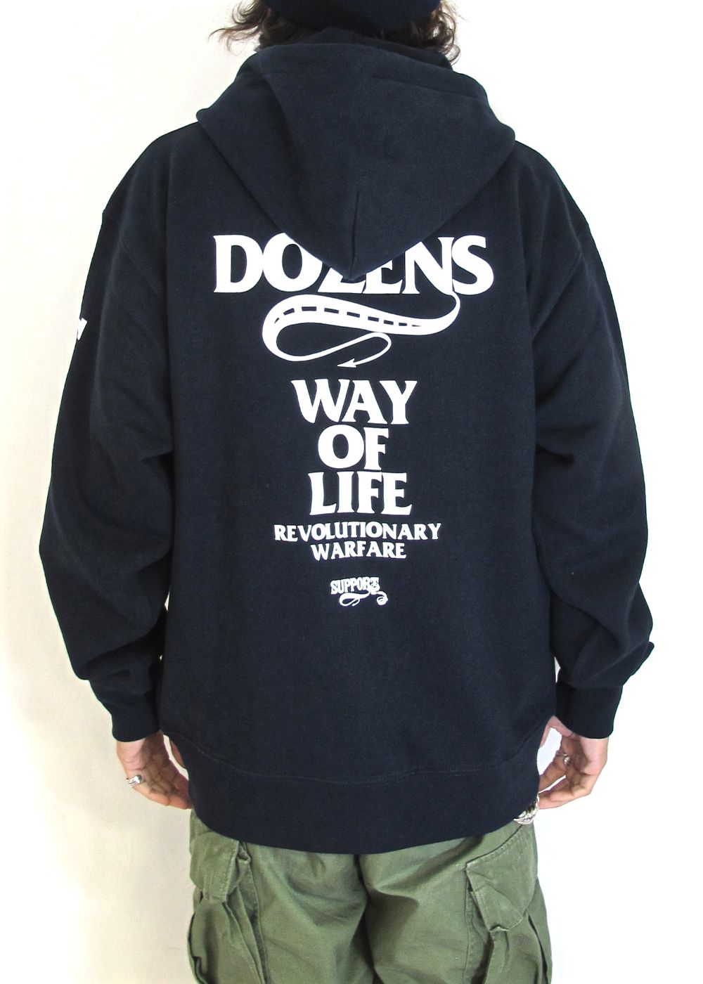 RATS - LOOPHOLE 20th ANNIVERSARY SWEAT ZIP HOODIE (NAVY) / ループ