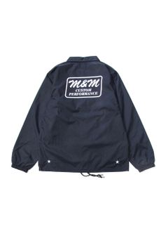 LOOPHOLE 20th ANNIVERSARY PRINT WINDBREAKER (NAVY) / ループホール20周年記念 コーチジャケット
