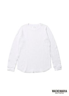 × WACKOMARIA Crew Neck Thermal (WHITE) / ワコマリア コラボサーマルカットソー