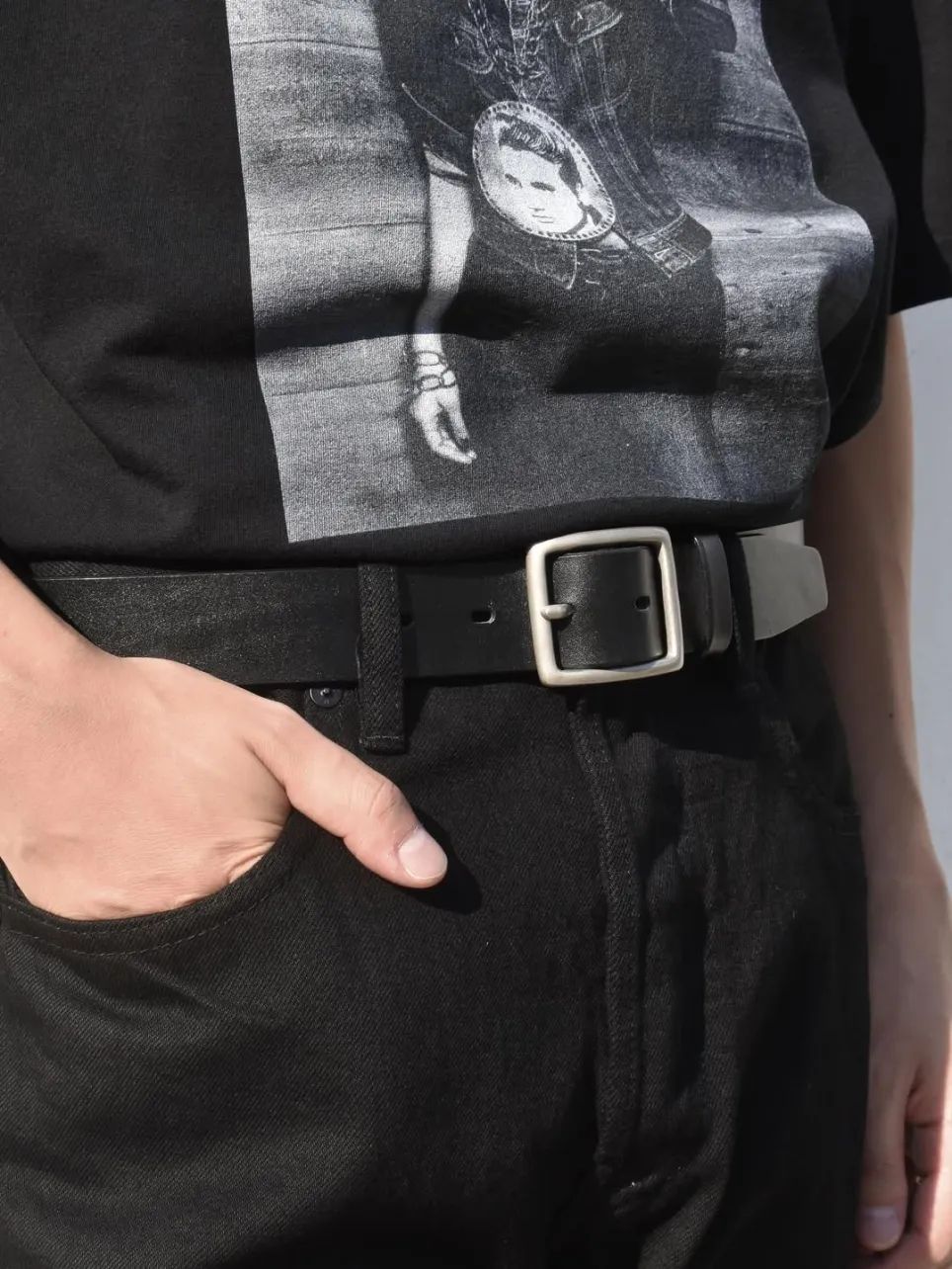 Leather Officer Belt  / レザー オフィサー ベルト