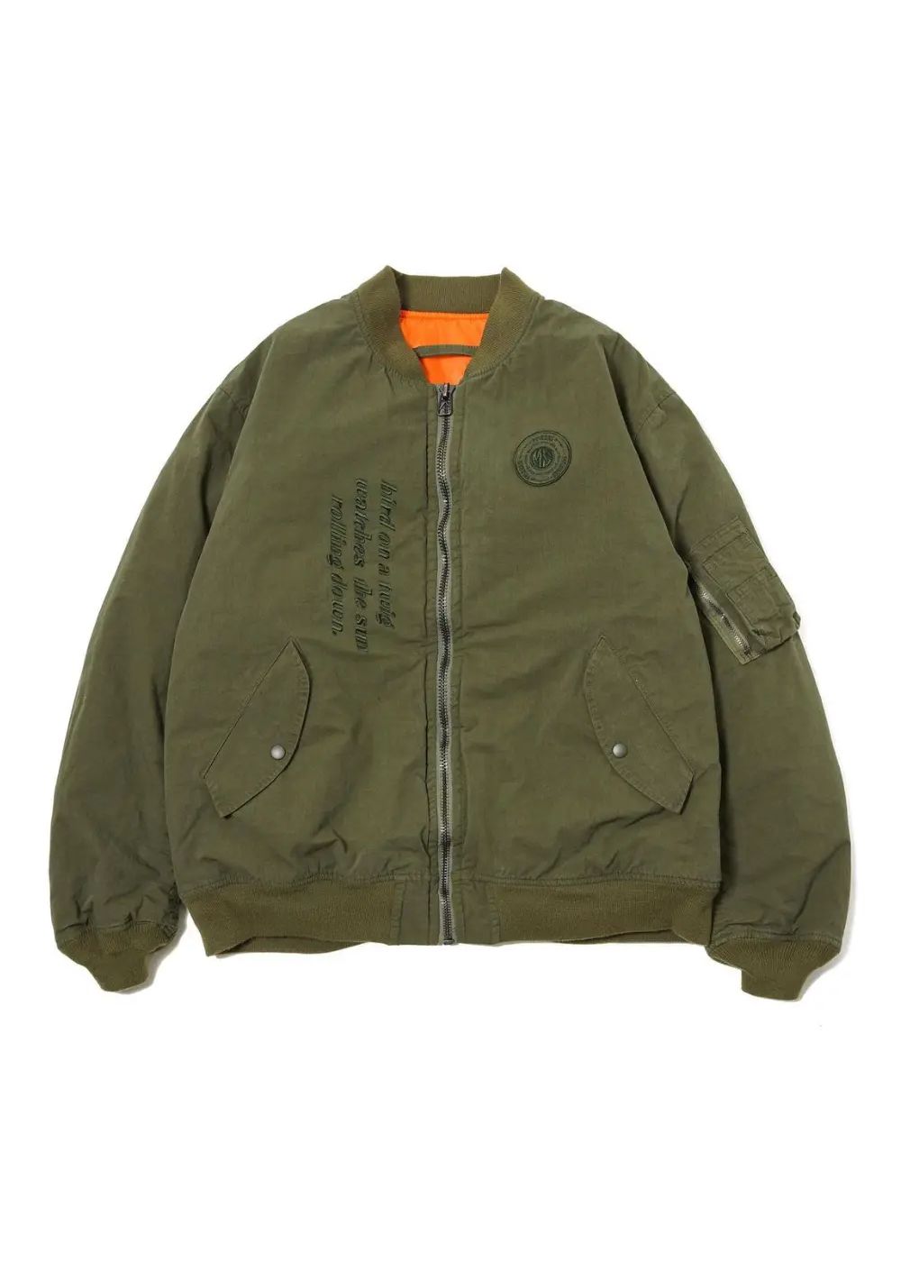 ×MASSES MA-1 JACKET (OLIVE) / マシス コラボレーション MA-1