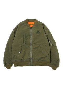 ×MASSES MA-1 JACKET (OLIVE) / マシス コラボレーション MA-1