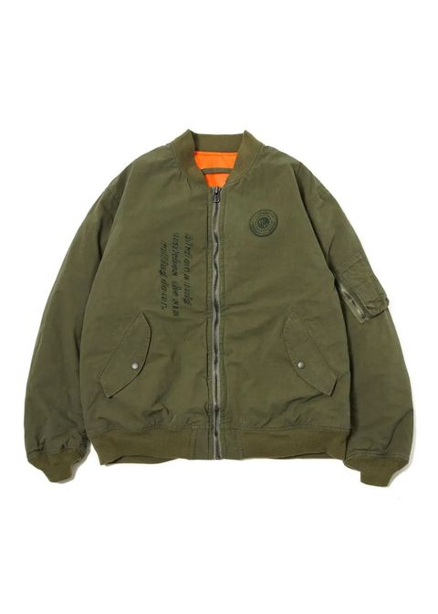 ×MASSES MA-1 JACKET (OLIVE) / マシス コラボレーション MA-1