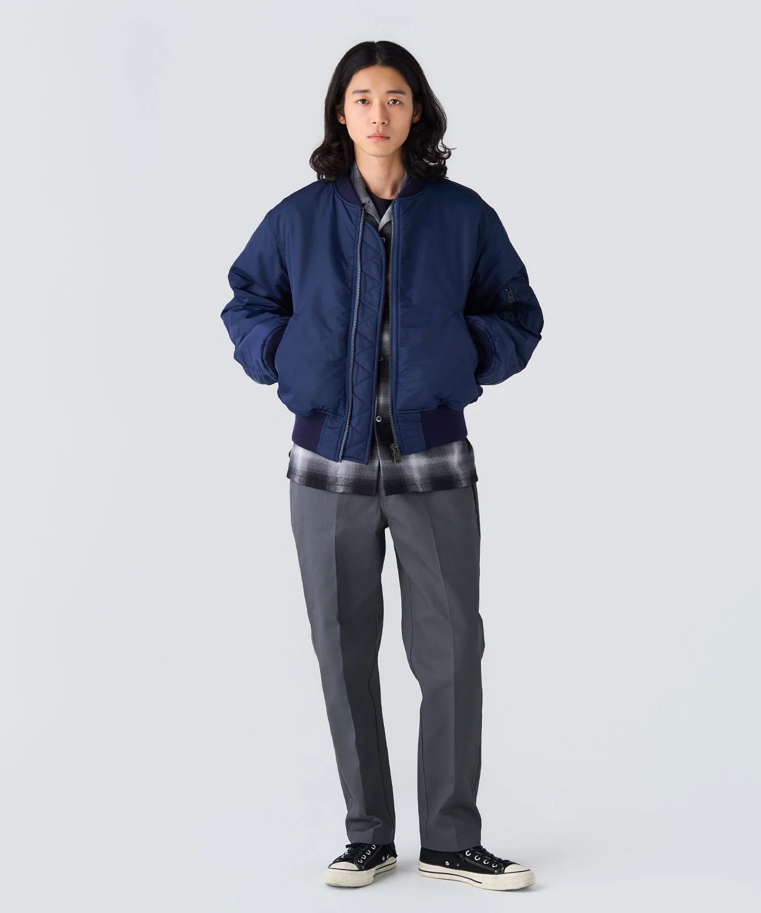 DICKIES 10L TC PANTS "THUNDERS" (CHARCOAL) / ディッキーズ コラボ チノパンツ