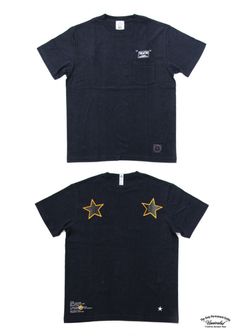 PRINT S/S TEE (NAVY) / アンライバルド コラボT