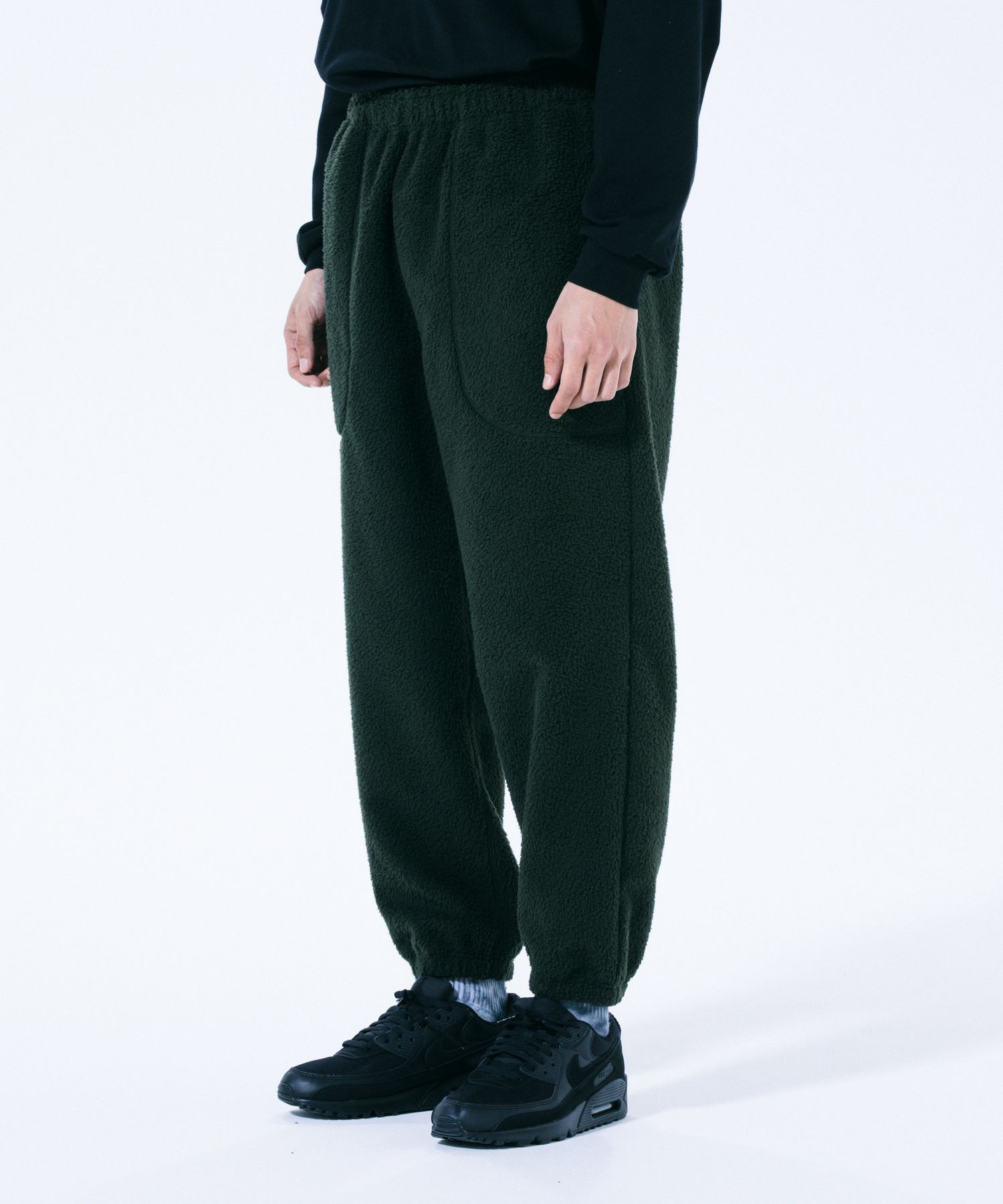 ROTTWEILER - R9 FLEECE PANTS (OLIVE) / セットアップ ボアフリース