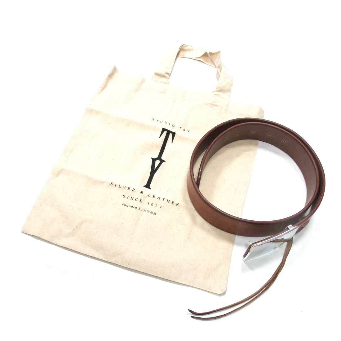 STUDIO T&Y - 【ラスト1点】LOOPHOLE 20th ANNIVERSARY Leather Belt