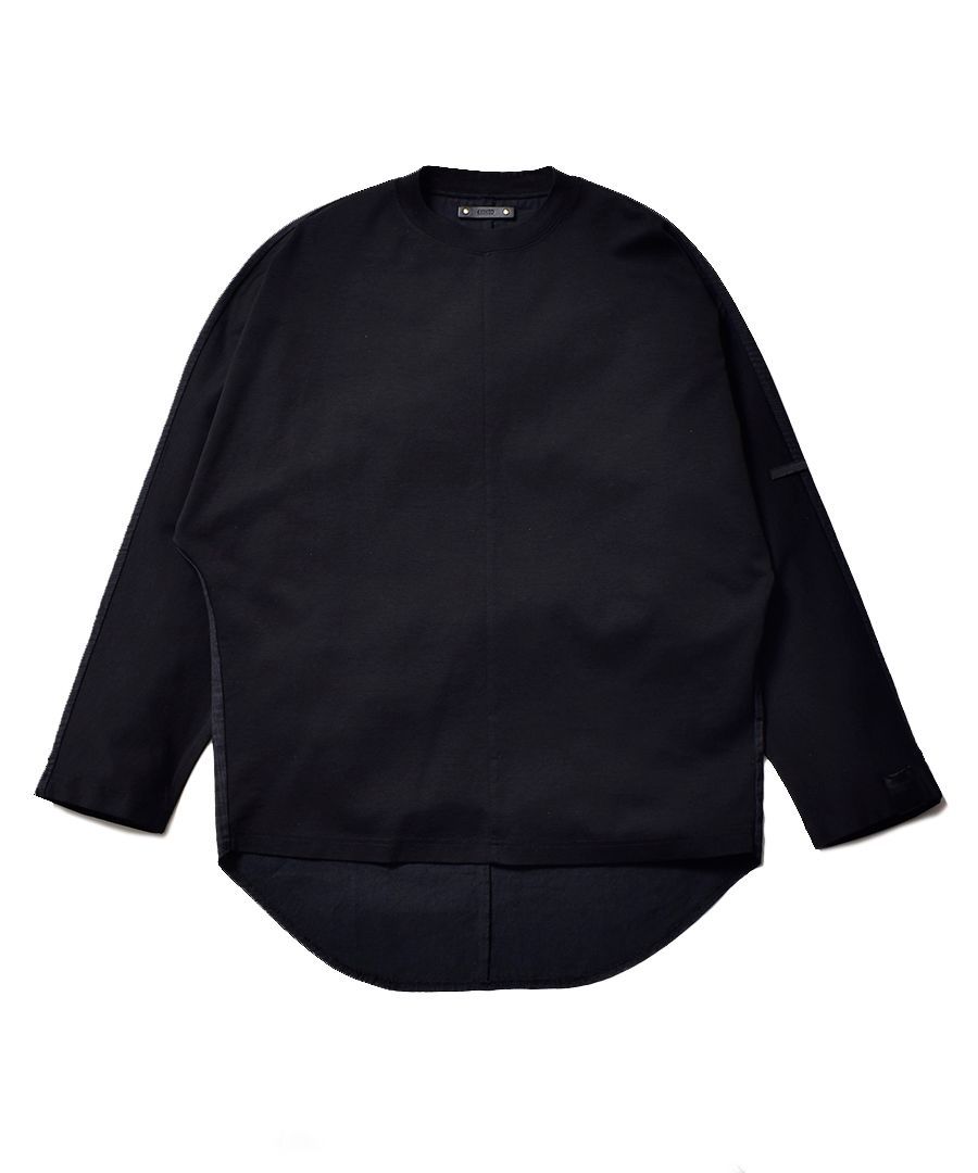 ×N.HOOLYWOOD BD.Discharge Glen Check NHW LS TSH (BLACK) / ×Nハリウッド コラボ 切り替えカットソー