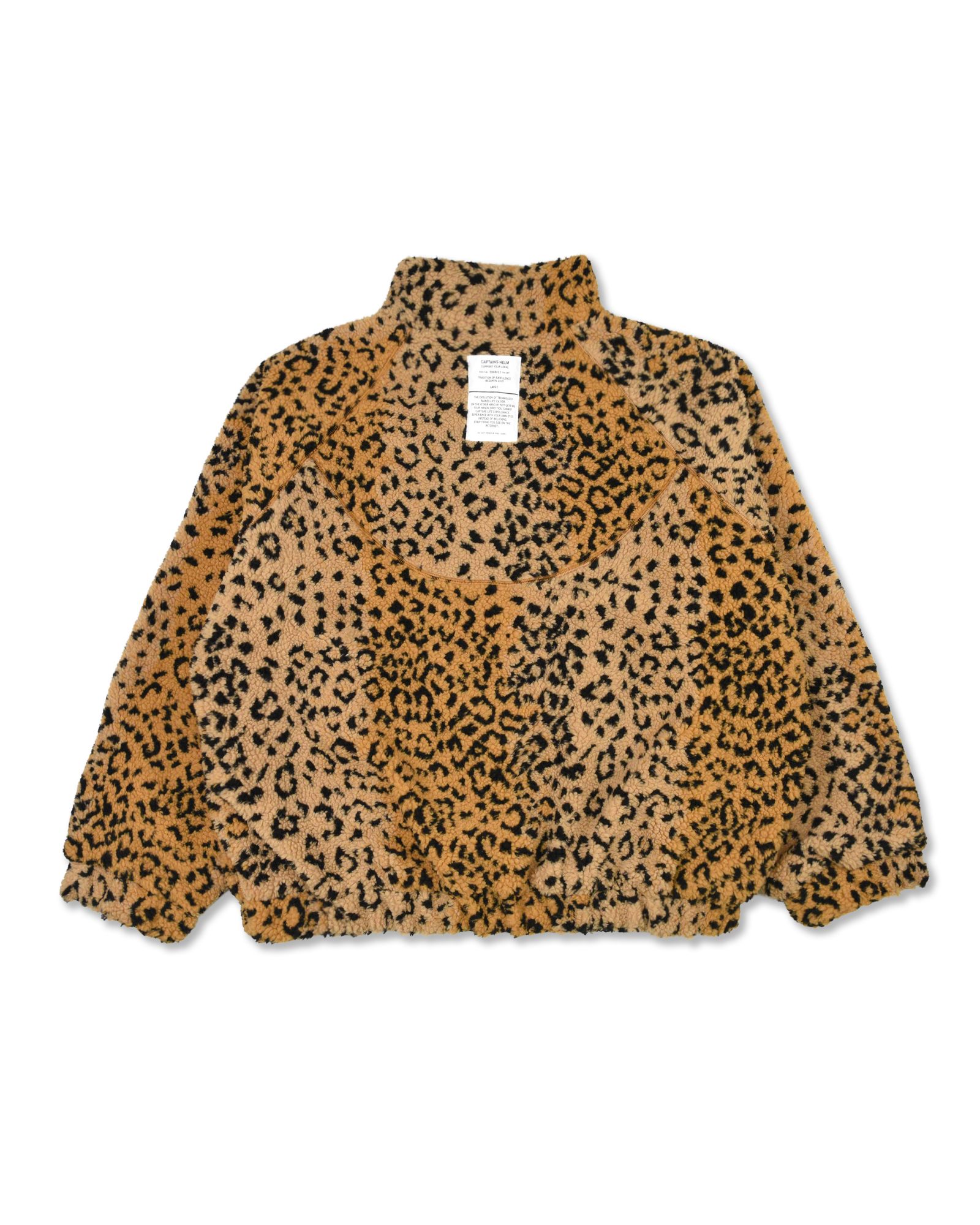 REVERSIBLE FLEECE JACKET (BLACK×LEOPARD) / リバーシブル フリース ジャケット