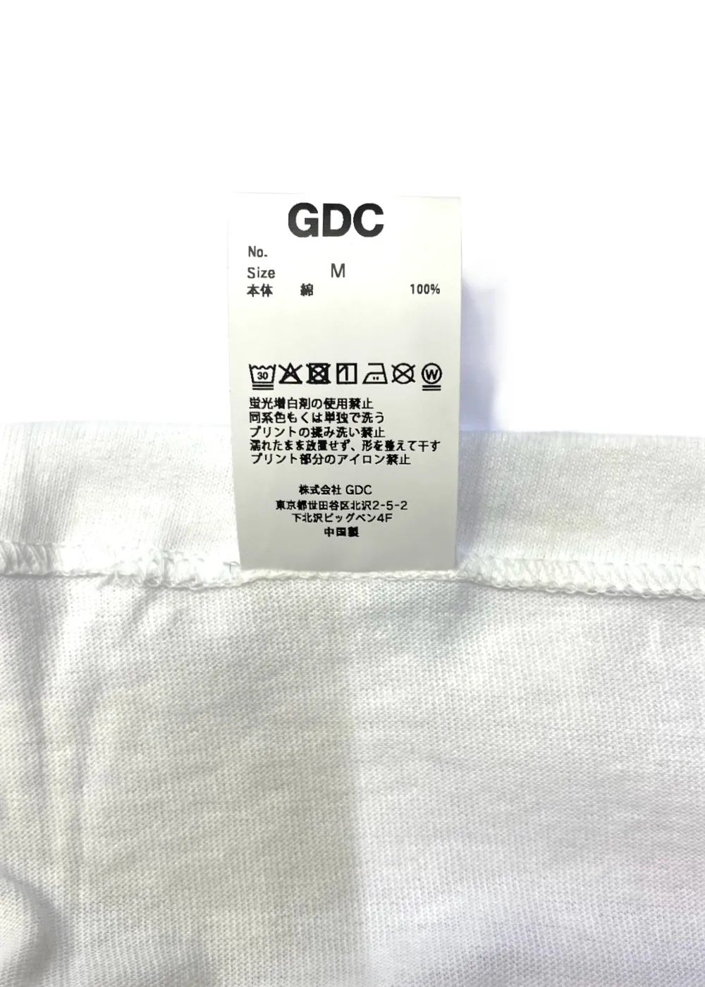 【Bjork by Kevin Cummins×GDC】Color Tee (WHITE) / ×Bjork by Kevin Cummins コラボ Tシャツ