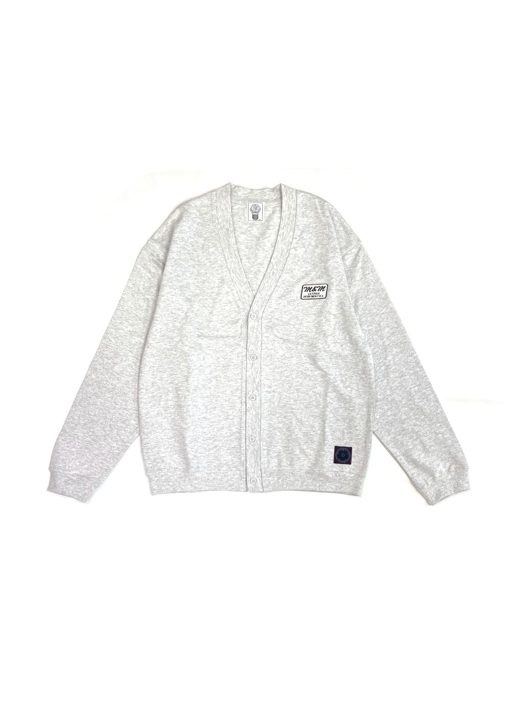 M&M CUSTOM PERFORMANCE - COTTON JERSEY CARDIGAN (BLACK) / コットン 天竺 カーディガン |  LOOPHOLE