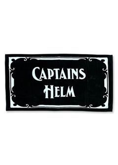 LOGO BEACH TOWEL -IMABARI MADE- (BLACK) / ロゴ ビーチ タオル