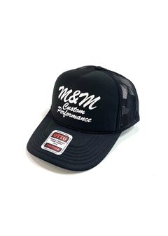 MESH CAP (BLACK) / ロゴ プリント メッシュ キャップ