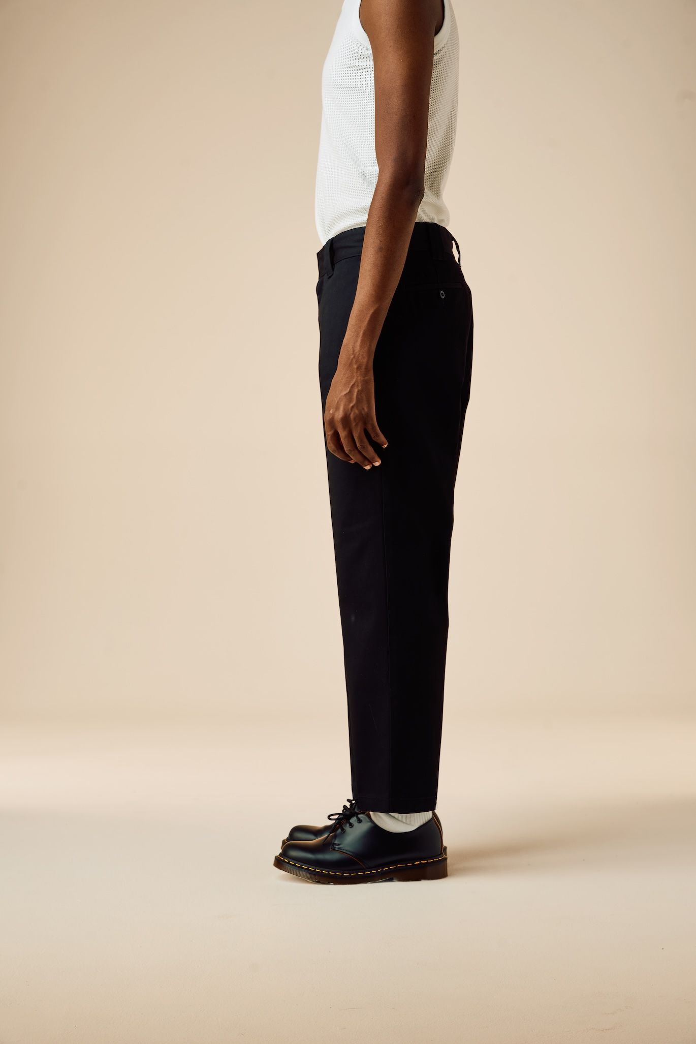 10/L DICKIES SLIM FIT PANTS "BENEDICT" (BLACK) / ディッキーズ コラボチノパンツ