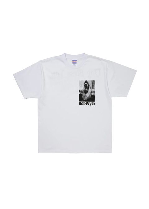 DOG PHOTO TEE (WHITE) / フォト プリント Tシャツ