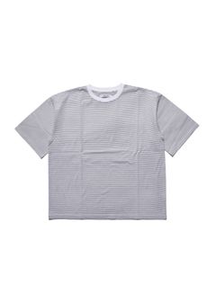 Micro Border Loose Crewneck T-SH (WPT) / オリジナル ボーダー ワイド Tシャツ