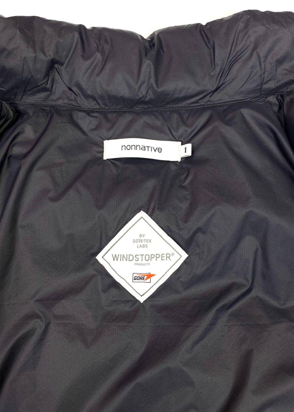 × nonnative DWELLER DOWN VEST (BLACK) / ノンネイティブ コラボ ダウンベスト