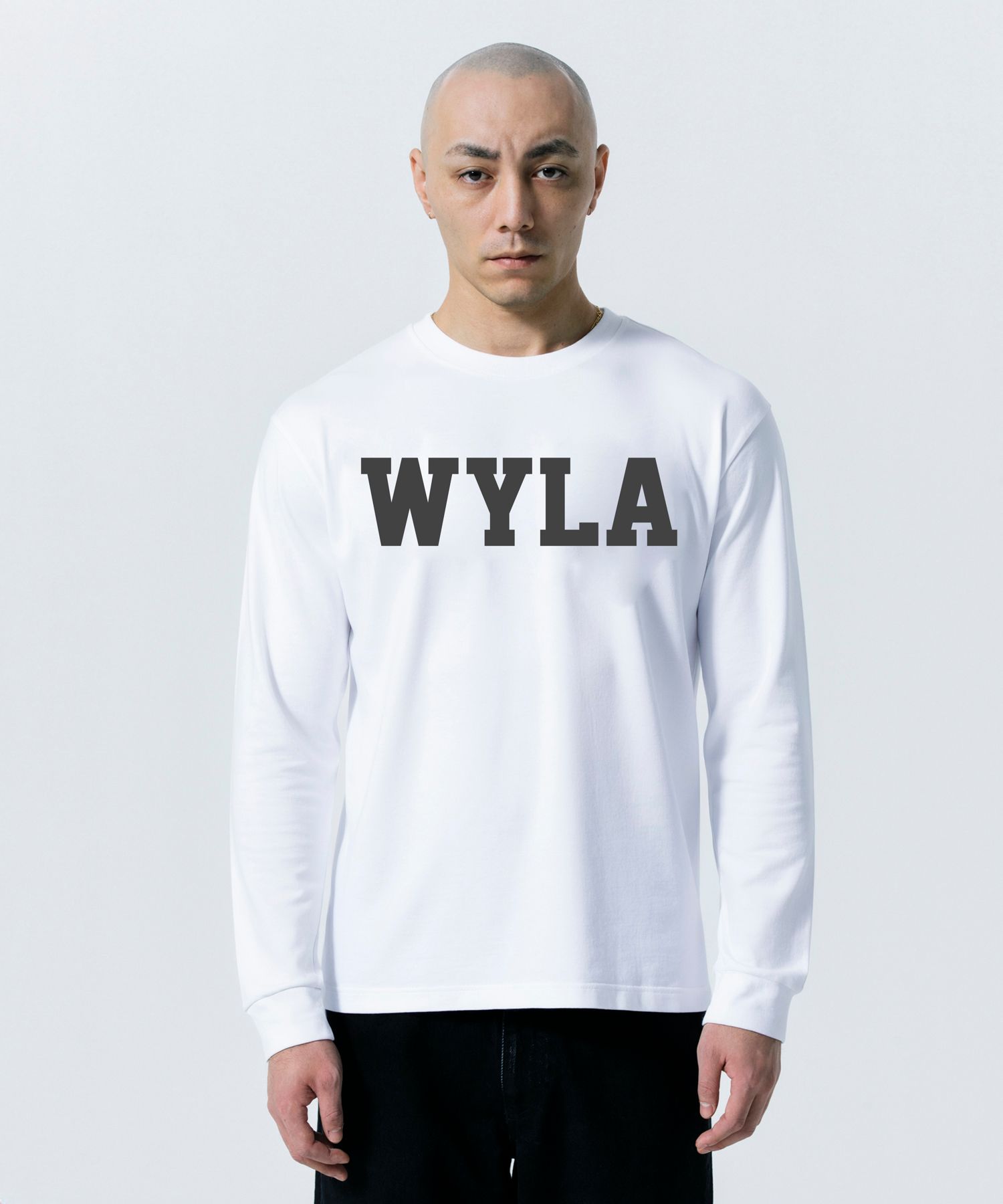 COLLEGE LSTEE (WHITE) / プリント Tシャツ
