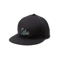 【ラスト1点】EMBROIDERY CALEE TWILL CAP (GREEN) / オリジナル ロゴ刺繍 キャップ