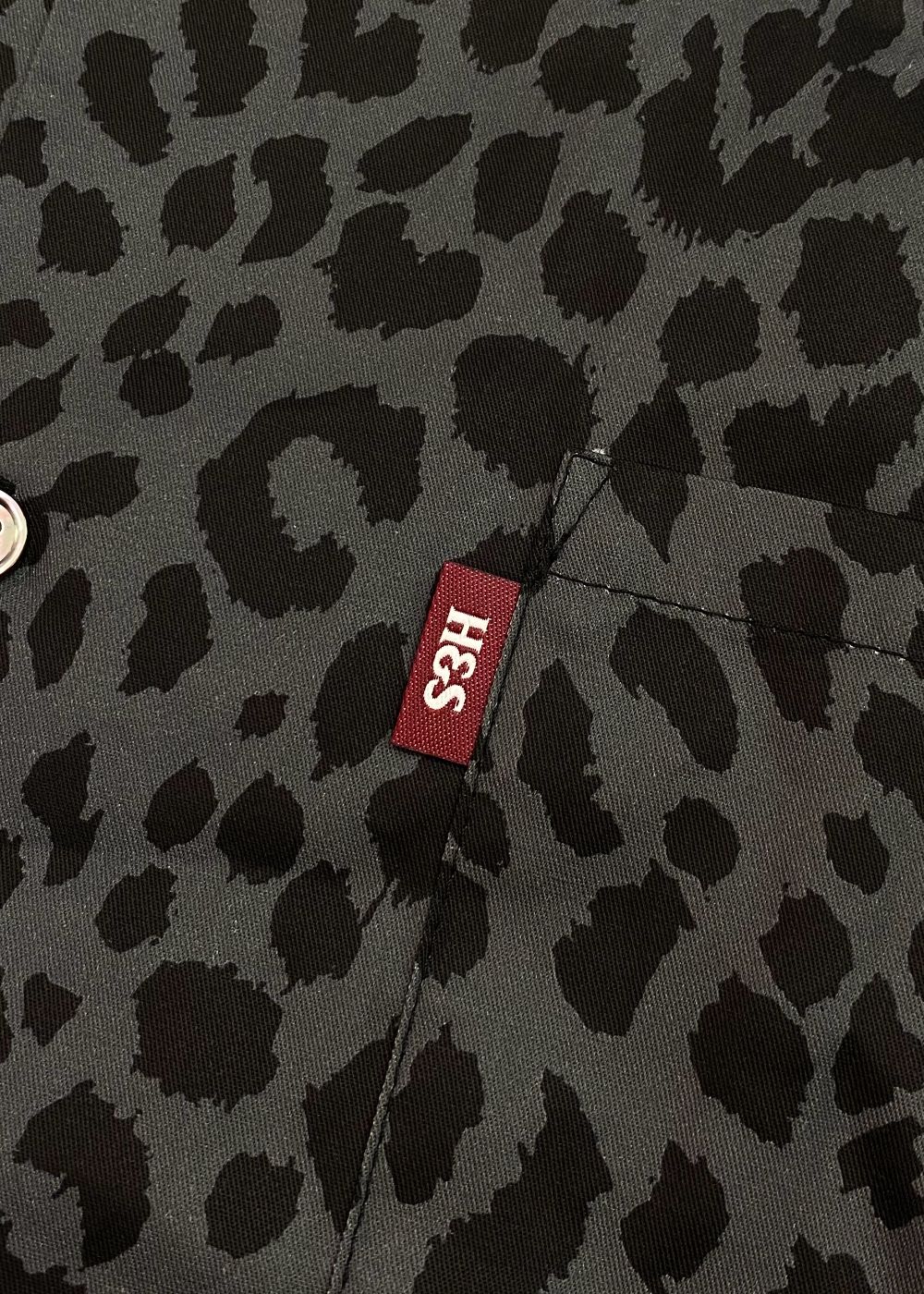 Panther L/S Shirt (BLACK) / オリジナル パンサー オープンカラー シャツ