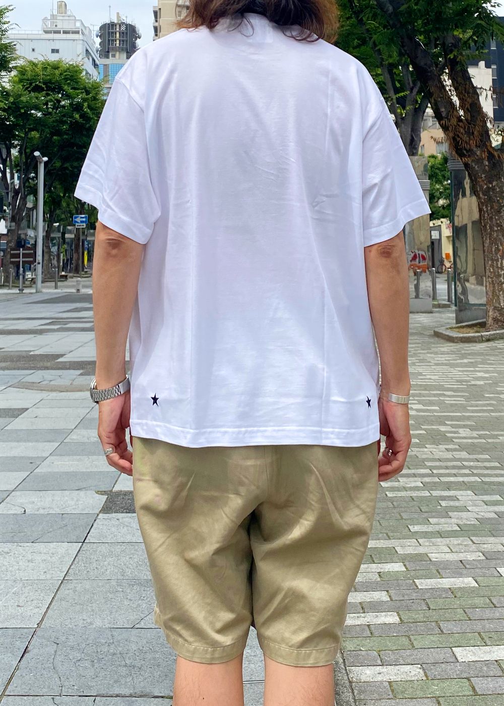 PRINT TEE (WHITE) / ロゴ プリント Tシャツ