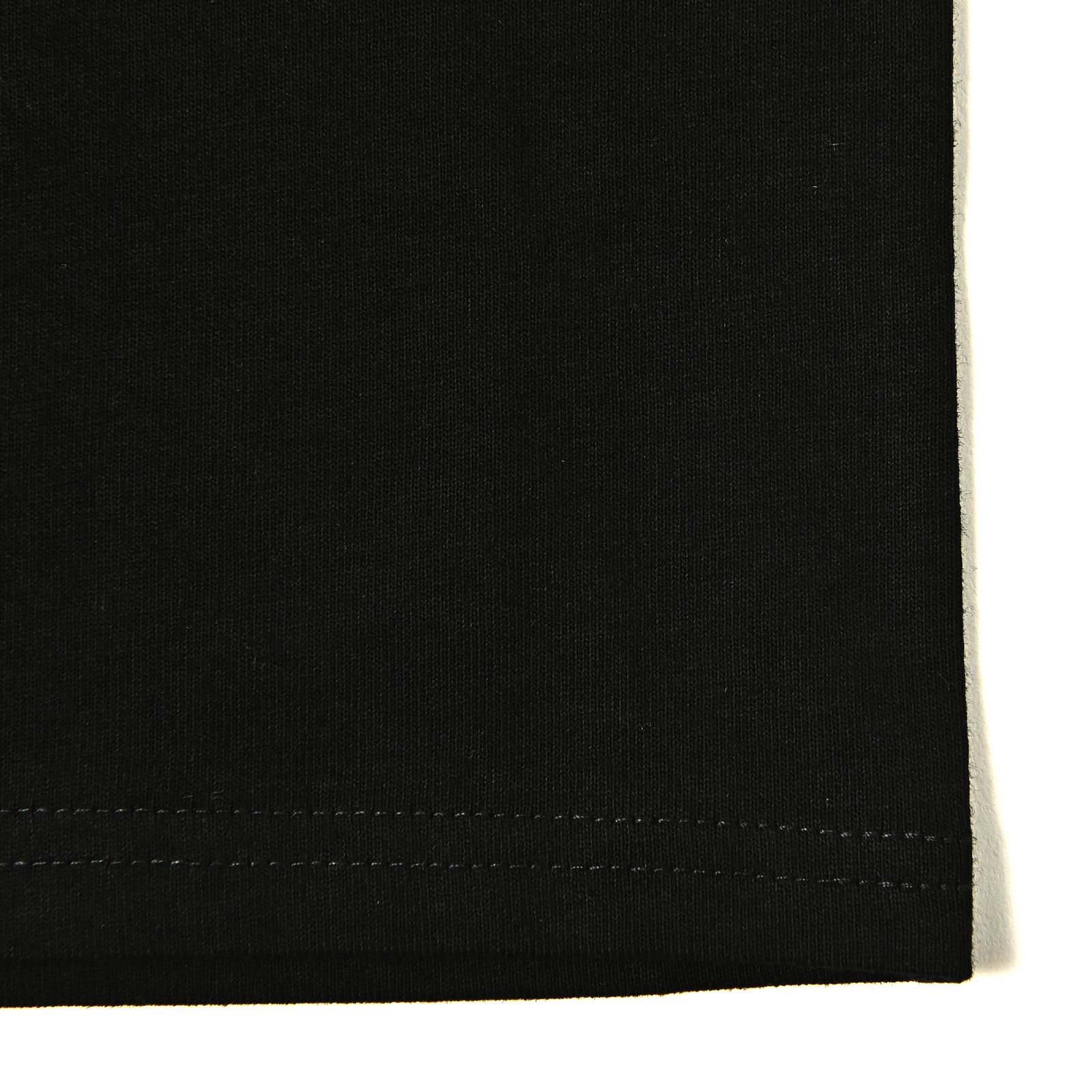 アウトライン刺繡S/S TEE (BLACK)