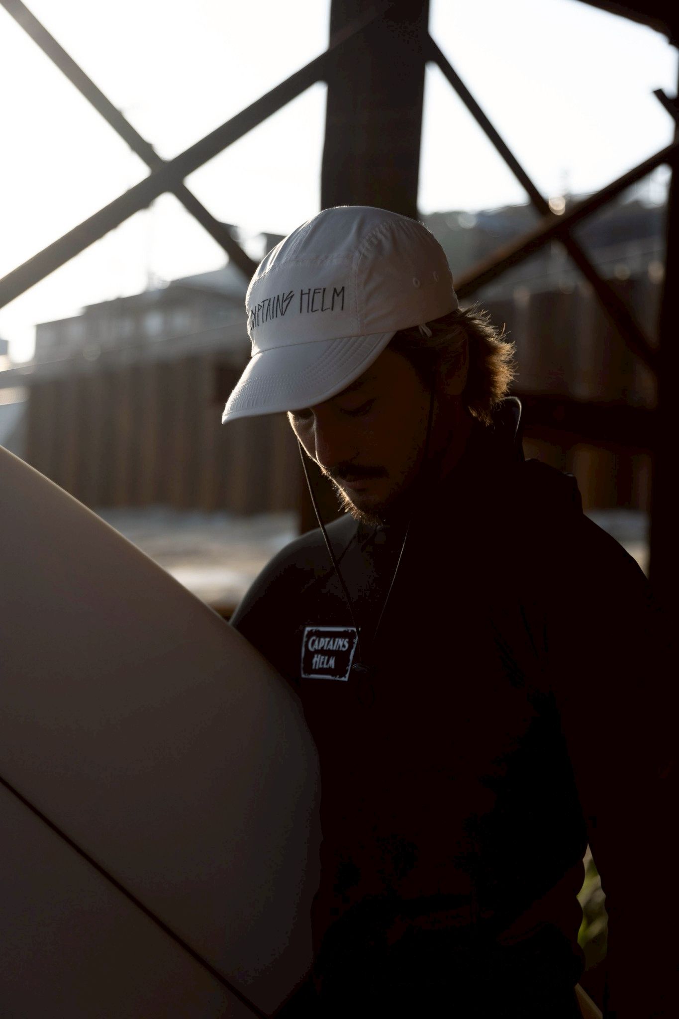 "OCEANSIDE DIVISION" US LOGO SUMMER JET CAP (WHITE) / アクティブ ジェット キャップ