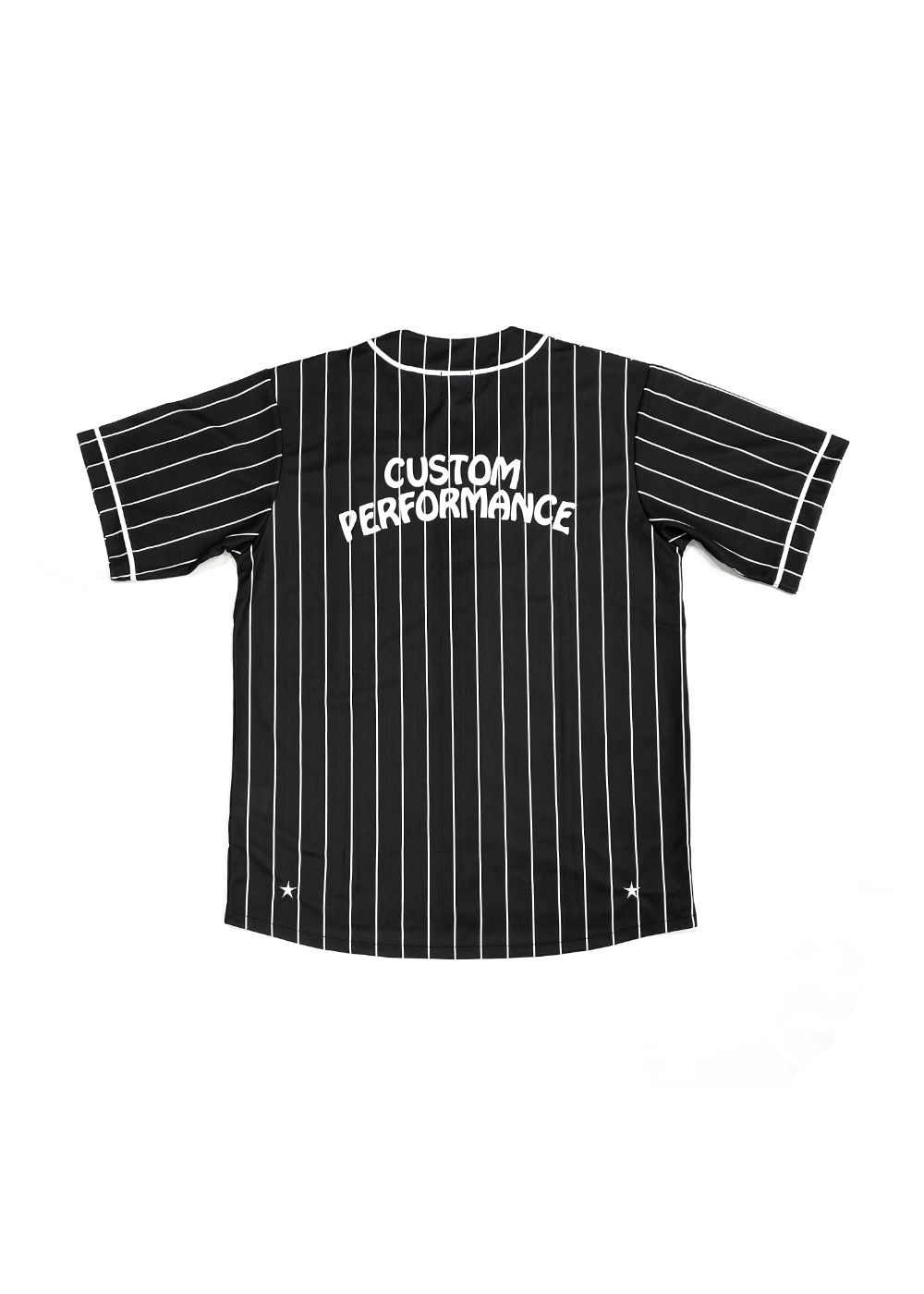 M&M CUSTOM PERFORMANCE - DRY ATHLETIC BASEBALL SHIRT (BLACK×WHITE) / ドライ  アスレチック ベースボールシャツ | LOOPHOLE