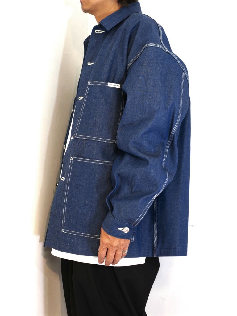 COOTIE PRODUCTIONS - Rigid Denim Coverall (INDIGO) / リジッド  