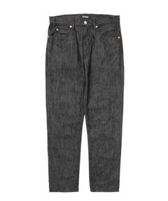 R9 05 DENIM PANTS (BLACK) / テーパード デニム パンツ