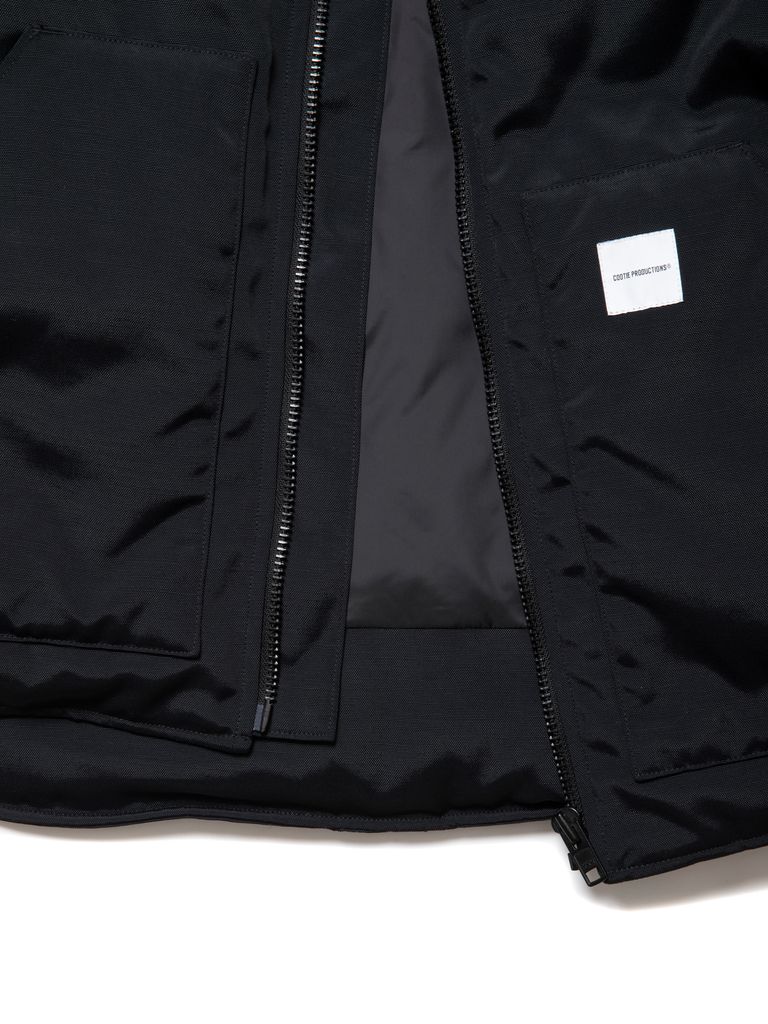 COOTIE PRODUCTIONS - Padded Nylon OX Work Vest (BLACK) / ナイロン 
