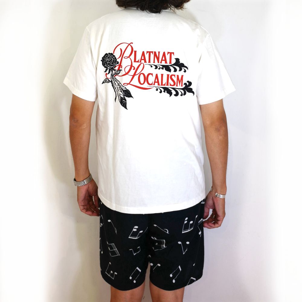 BINDER NECK R&F VINTAGE T-SHIRT ＜NATURALLY PAINT DESIGN＞ (WHITE) / ×ナチュラリーペイント コラボ Tシャツ