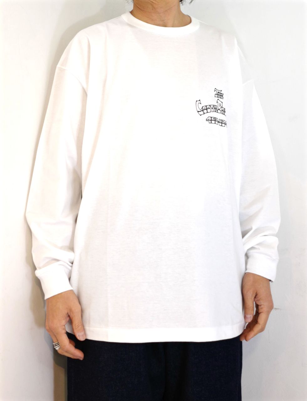 COOTIE PRODUCTIONS - Print Oversized L/S Tee (LOWRIDER) (WHITE